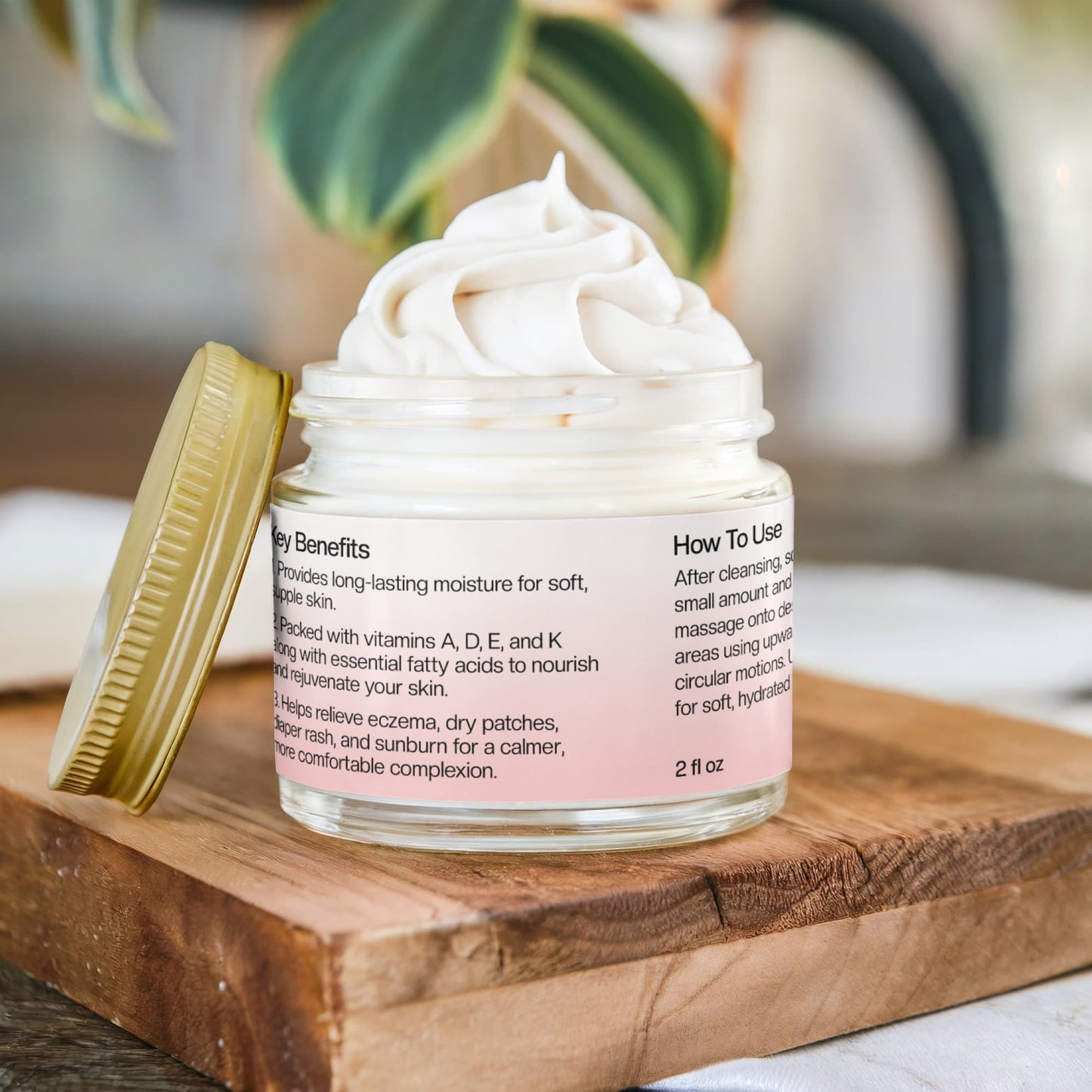 Whipped Grass-Fed Tallow Balm with Vanilla Bean